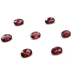 ロードライトガーネット オーバルファセットカット ルース 6×4mm【5コ販売】 / 82-12 G...