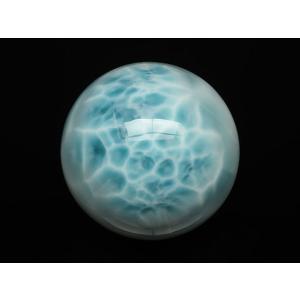 鑑別書付き】ラリマー スフィア 30mm No.11【1点もの】 / 60-47 LM