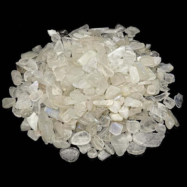 ロイヤルブルームーンストーン（ペリステライト） チップ（さざれ）【80g】 / 400-29 MOS...