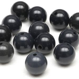 粒販売 ブラックオブシディアン 丸玉 8mm【10粒販売】 / X326 OB8MB｜colorfulbeads