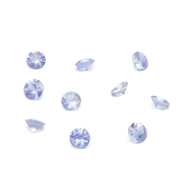 スリランカ産 サファイア コインファセットカット ルース 3mm【1コ販売】 / 82-25 SF3...