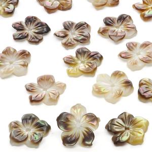 シェルパーツ フラワー 58.花 1個売り 貝 天然石 ビーズ 花 パーツ