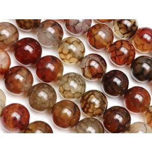 ドラゴンアゲート 丸玉 6mm【1連販売】 / 3-38 AG6M-X : 天然石専門店