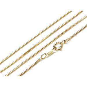 14KGF ネックレス ウィートチェーン 1mm 40cm【1コ販売】 / 14K-227NEK