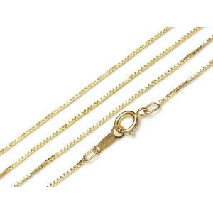 14k ネックレス 40cm 14金 K14GF アズキ チェーン ネックレス 40cm 14金ゴールドフィルド NA24