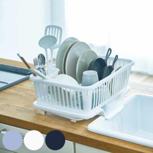 水切りかご 縦型 カトラリーポケット付き ( 日...の商品画像