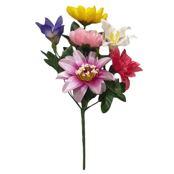 造花 仏花 S 仏壇用 墓 日本製 （ 弔花 供花 お供え 花 枯れない フェイクフラワー ）