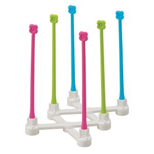 グラススタンド ペットボトル ドライスタンド （ 伸縮 折りたたみ コンパクト エコスタンド グラスホルダー 水切り 乾燥 グラスラック ）