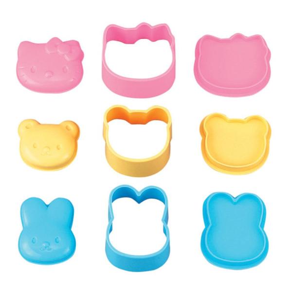 抜き型 おにぎり 3個セット ハローキティ くま うさぎ （ キティ おにぎり押し型 おにぎり押型 ...