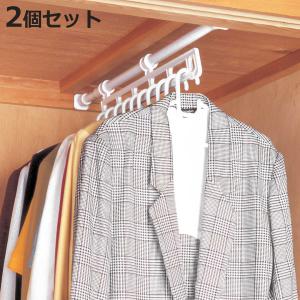 平安伸銅工業 押入れ収納 スパイクハンガー ハンガーラック 突っ張り 2