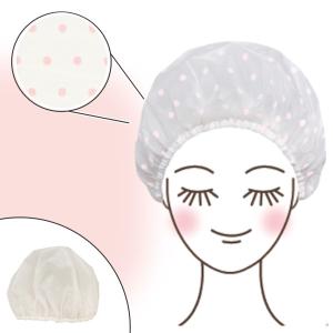 シャワーキャップ　SPA　水玉 （ バス用品 キャップ ヘアキャップ ）｜お弁当グッズのカラフルボックス