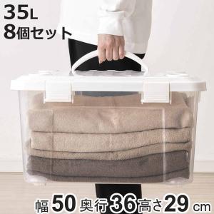 天馬 収納ボックス 幅50×奥行36×高さ29cm フタ付き 持ち手付き