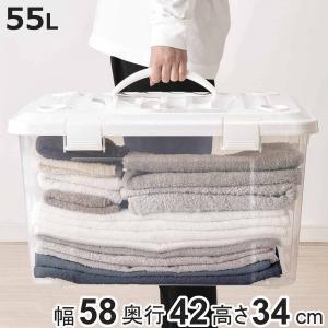 天馬 収納ボックス 幅58×奥行42×高さ34cm フタ付き 持ち手付き