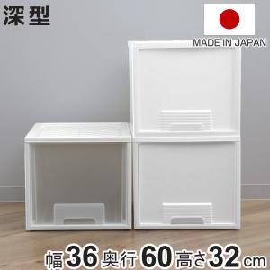 匿名　空き箱　白　小物収納にピッタリ！ 平和工業 収納ケース クローゼット 浅型 ファインテナー 幅36×奥行60