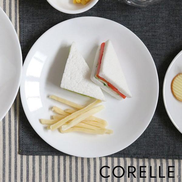 プレート 21.5cm CORELLE コレール ウインターフロスト 強化ガラス （ 食洗機対応 電...