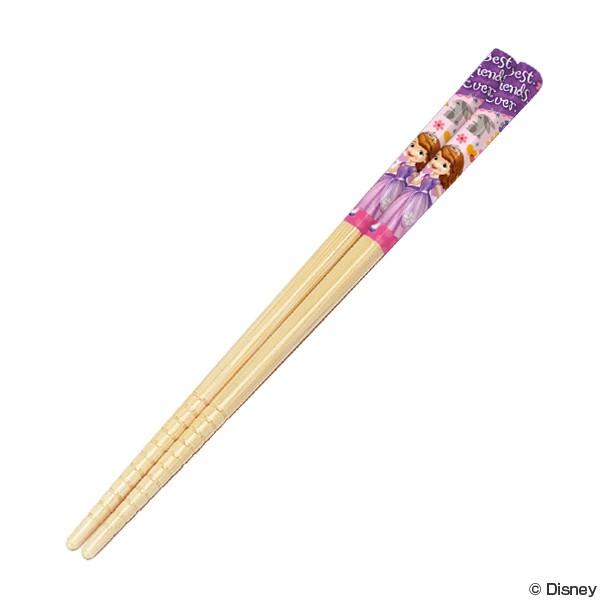 竹箸 16.5cm ちいさなプリンセスソフィア すべり止め加工 子供用 キャラクター 日本製 （ 箸...