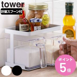 パール金属 調味料ラック 保存容器 クローブ 調味料ストッカー 2個組