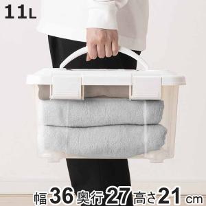 天馬 収納ボックス 幅36×奥行27×高さ21cm フタ付き 持ち手付き