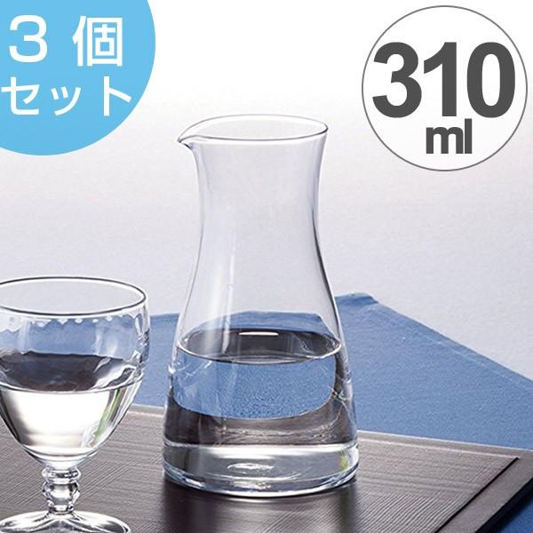 冷酒　徳利　ガラス　310ml　3個セット （ お銚子 ガラス食器 食器 ）
