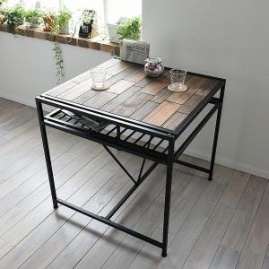 ダイニングテーブル 幅75cm アカシア無垢 ポッパー （ 2人掛け カフェ