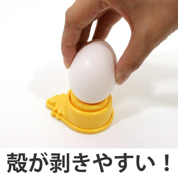 殻剥き たまごの穴あけくん ゆで卵の殻むき 日本製 （ ゆでたまご 下ごしらえ 便利小物 ）