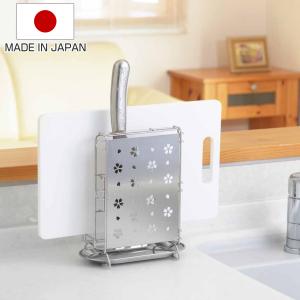 イオン ラップラクン 大型包丁差し 8本掛け 壁掛金具、スペーサー付き