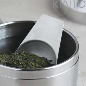 キントー KINTO ティースクープ LEAVES TO TEA ステンレス 茶さじ （ 茶匙 ティースプーン ミニスプーン ）｜colorfulbox