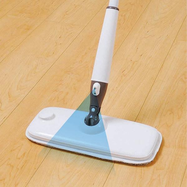 フローリングワイパー スプレーモップ （ フロアモップ モップ タンク付き 水拭き 床掃除 拭き掃除...