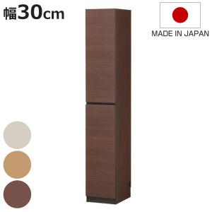白井産業 スリムラック 幅30cm 扉付 壁面収納 キャビネット 日本製