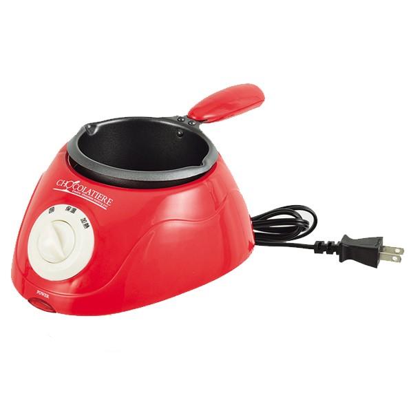 チョコレートフォンデュ 電気 フォンデュ鍋 フッ素加工 プラスチック アルミ （ チョコフォンデュ ...