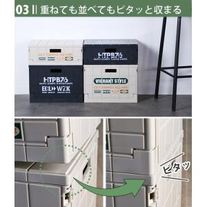 収納ケース リシェルコンテナ 折りたたみコンテ...の詳細画像5