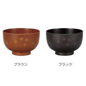 汁椀 木目 桜 400ml 大きめ 食器 日本...の詳細画像1