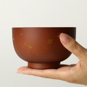 汁椀 木目 桜 400ml 大きめ 食器 日本...の詳細画像2
