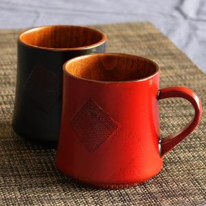 マグカップ 200ml くつろぎ 木製 漆 （ コップ マグ カップ コーヒー