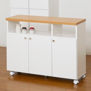 不二貿易（Fuji Boeki） キッチンワゴン 幅35〜70cm バタフライ 片バタ