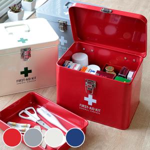 救急箱 収納ボックス Mサイズ 薬 2段 メディコ ファーストエイドボックス （ 薬箱 薬入れ 収納ケース ）｜colorfulbox