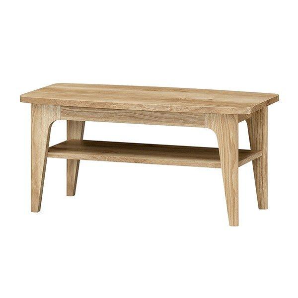 ローテーブル 幅80cm 中棚付 アメリカンビンテージ （ センターテーブル リビングテーブル 座卓...