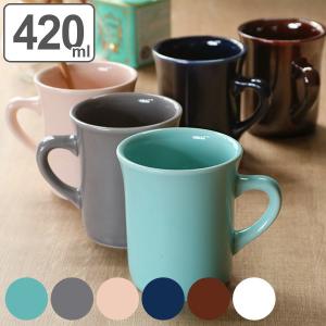 マグカップ 420ml L Cozyマグ 陶器 日本製 ネイビー （ 電子レンジ対応 食洗機対応 マグ コーヒーカップ ）