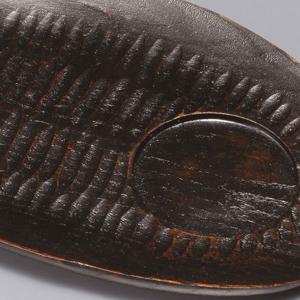 お盆 23cm トレー 手彫り 天然木 プレイ...の詳細画像5