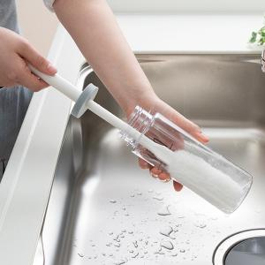 ボトルブラシ びっくりステンボトル洗い （ 日本製 ボトル洗い 水筒ブラシ 水筒洗い 柄付きブラシ スポンジ ブラシ ）