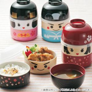 お弁当箱 2段 お椀付き こけし弁当 850m...の詳細画像3