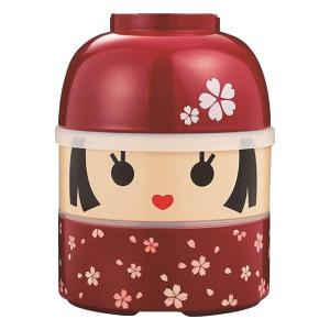 お弁当箱 2段 お椀付き こけし弁当 850m...の詳細画像5