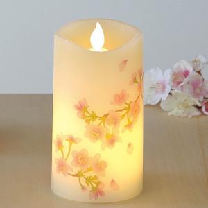 LEDローソク いろはあかり 桜 電池式 （ 電子ローソク 電子ろうそく