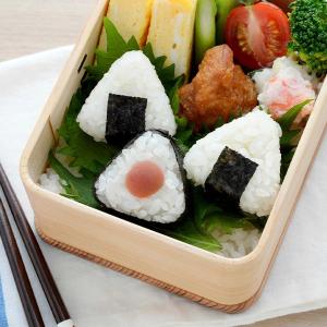 おにぎり型 海苔カッター ミニ 三角 さんかくこにぎりmini×2 弁当グッズ （ おむすび型 こむすび おにぎり おむすび 一口サイズ ）｜お弁当グッズのカラフルボックス