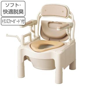 ポータブルトイレ ソフト便座 高さ49cm 快適...の商品画像