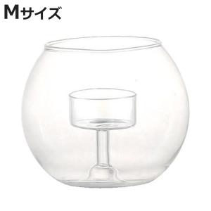 DULTON（ダルトン） キャンドル ホルダー 高さ14cm ガラス グラス S
