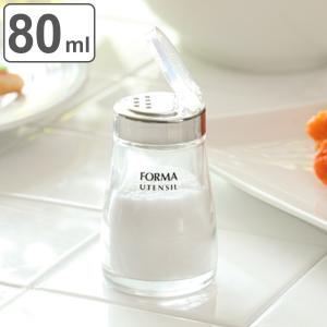 アスベル（ASVEL） 調味料入れ 80ml 塩 胡椒 蓋付き ガラス フォルマHG