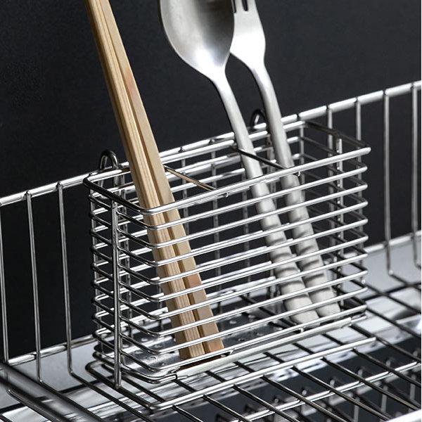 水切りポケット カトラリースタンド ステンレス製 ワイヤー アットアクア （ カトラリーポケット カ...