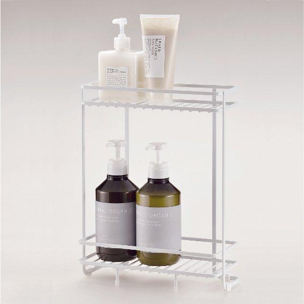 ディスペンサースタンド 2段 スパージュ ボトルスタンド ディスペンサーラック シャンプー （ バス...