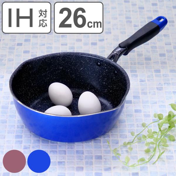 フライパン 26cm 超深型 IH対応 メガフッカNEO フッ素加工 （ ガス火対応 炒め鍋 いため...